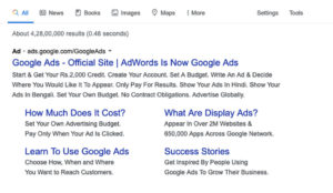 Pay Per Click and Google Ads